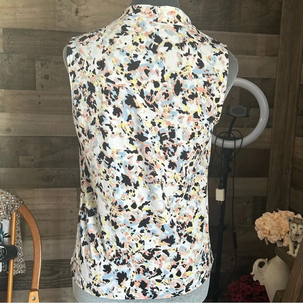 Calvin Klein Multicolor Patterned Blouse - Picture 4 of 8